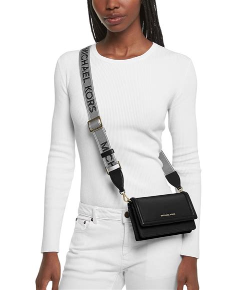 michael kors nylon strap|Michael Kors crossbody strap replacement.